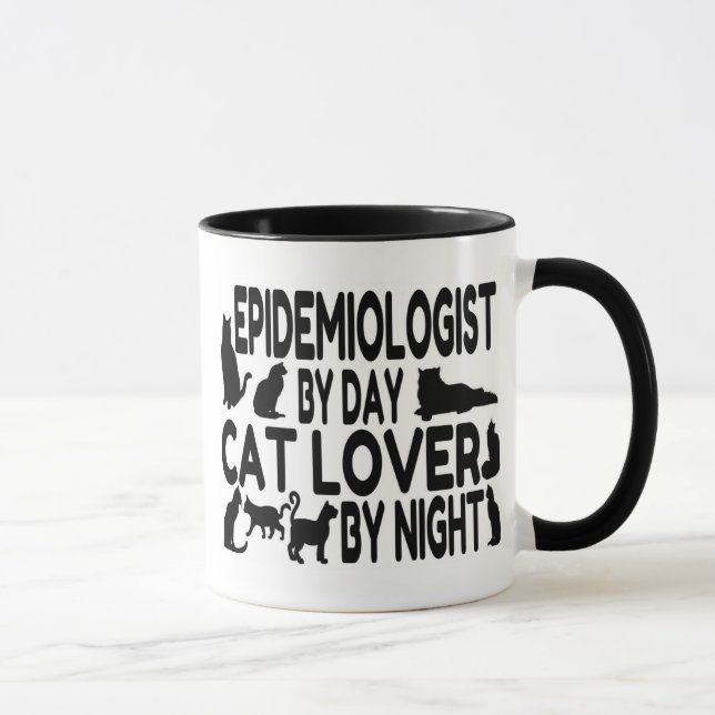 Cat Lover Epidemiologe Tasse (Rechts)