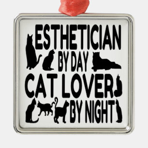 Cat Lover Esthetician Ornament Aus Metall
