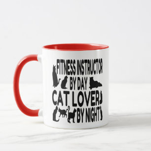 Cat Lover Fitness Instructor Tasse