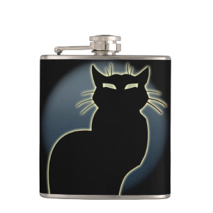 Cat Lover Flask Custom Cat Art Drinks Flaschen & G Flachmann
