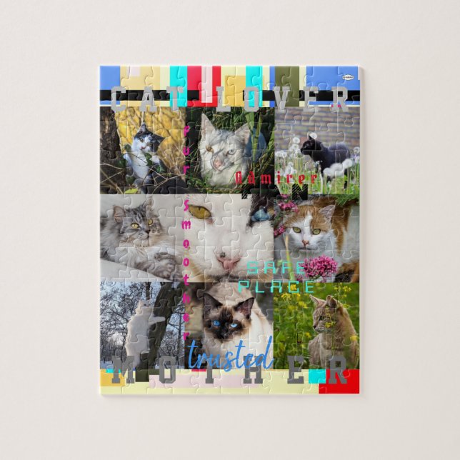 CAT LOVER Foto Puzzle HAMbWG (Vertikal)