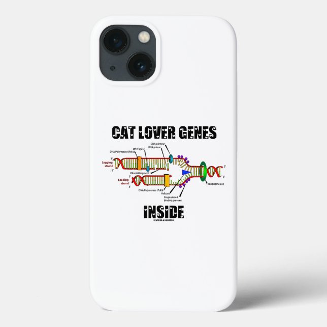 Cat Lover Gene Inside DNA Replikation Case-Mate iPhone Hülle (Rückseite)