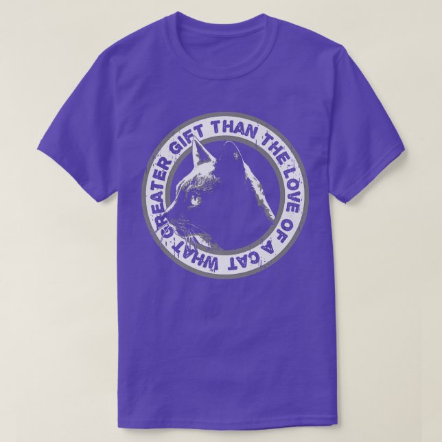 Cat Lover Geschenk für Kinder Jungen Mädchen  T-Shirt (Design vorne)