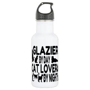 Cat Lover Glazier Trinkflasche
