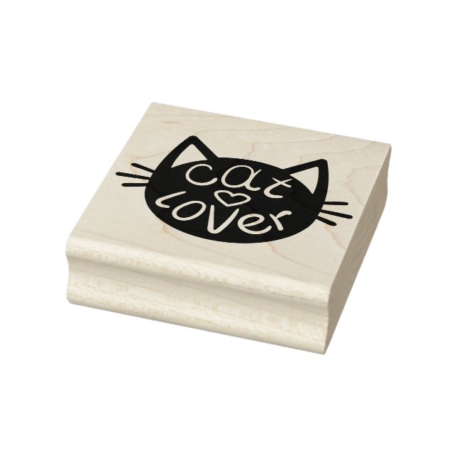 Cat Lover Gummistempel (Stempel)