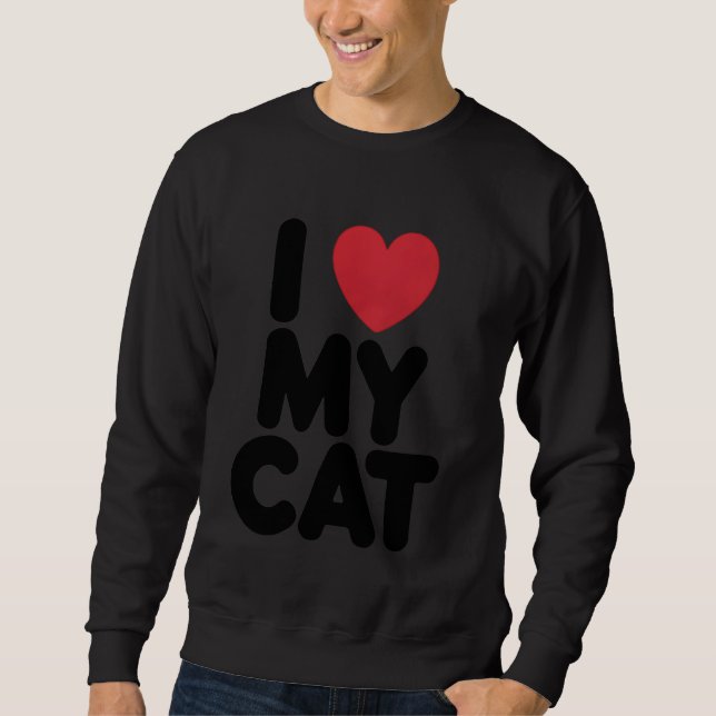 Cat Lover Herbst My Kitten Feline Pet Eigentümer S Sweatshirt (Vorderseite)