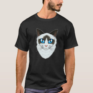 Cat Lover I Cat Face I Ragdoll Chat T-Shirt