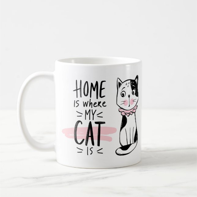 Cat Lover Kaffeetasse (Links)
