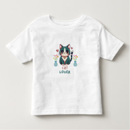 Cat Lover Kleinkind T-shirt