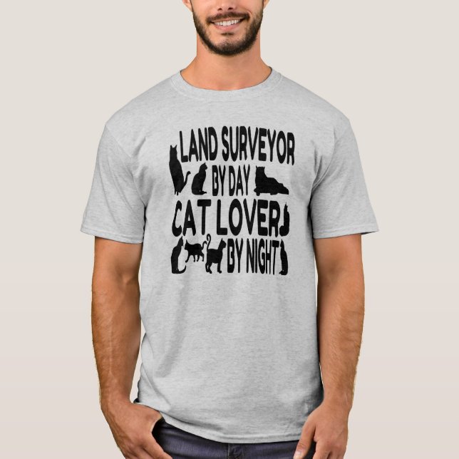 Cat Lover Landbesichtigung T-Shirt (Vorderseite)