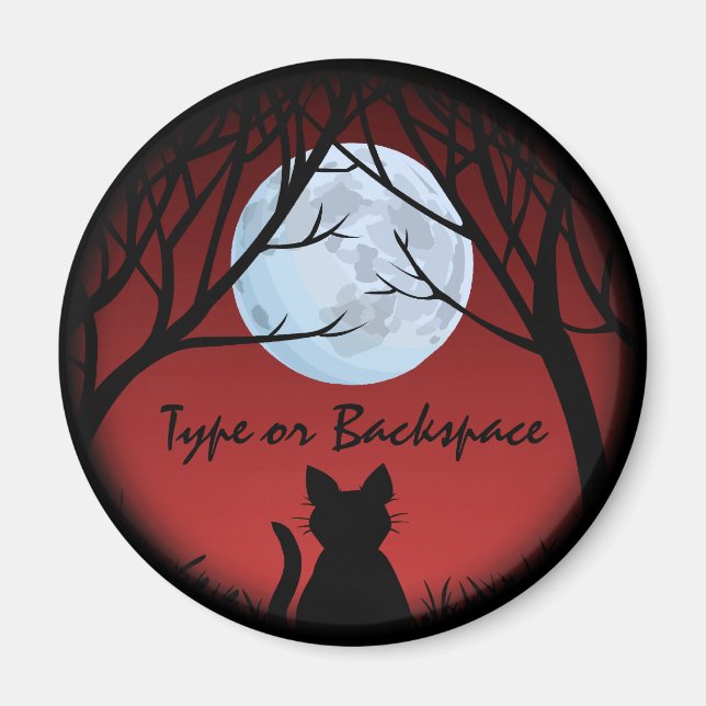 Cat Lover Magnet Fat Cat Kühlschrankmagnet kundens (Vorne)