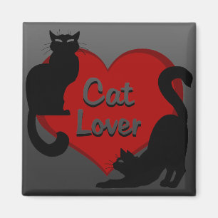 Cat Lover Magnet Kitty Cat Kühlschrankmagnet indiv