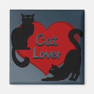 Cat Lover Magnet Kitty Cat Kühlschrankmagnet indiv