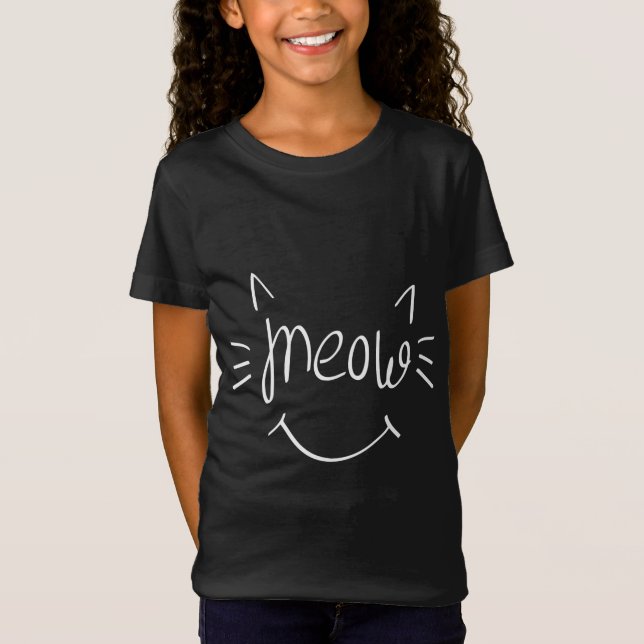 Cat Lover Meow T-Shirt (Vorderseite)