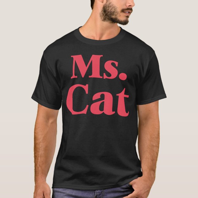 Cat Lover Ms Cat boy T-Shirt (Vorderseite)