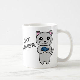 CAT LOVER Personalisierte Kaffee-Tasse Kaffeetasse