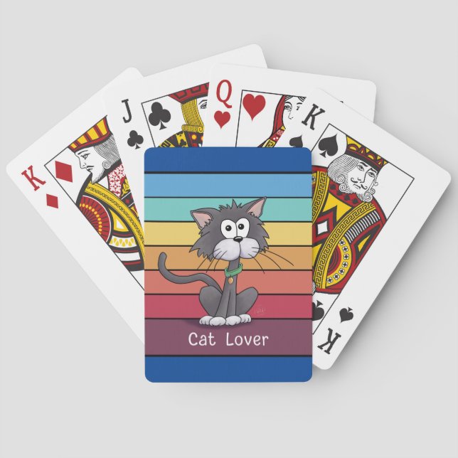 Cat Lover Playing Cards Spielkarten (Rückseite)