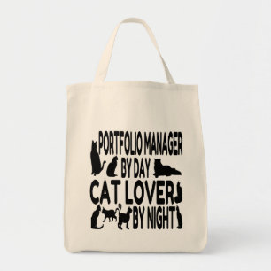 Cat Lover Portfolio Manager Tragetasche