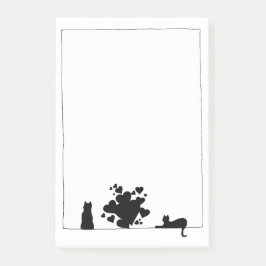 "Cat Lover" Post-it Klebezettel