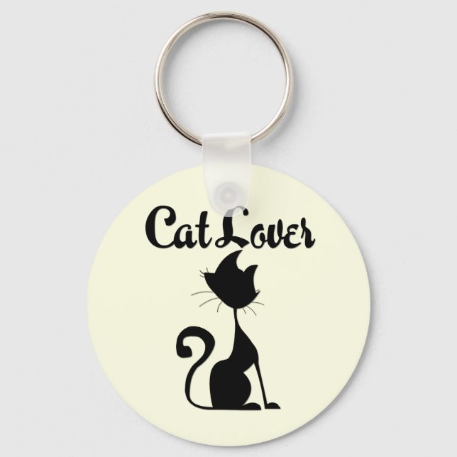 Cat Lover Schlüsselanhänger (Vorderseite)