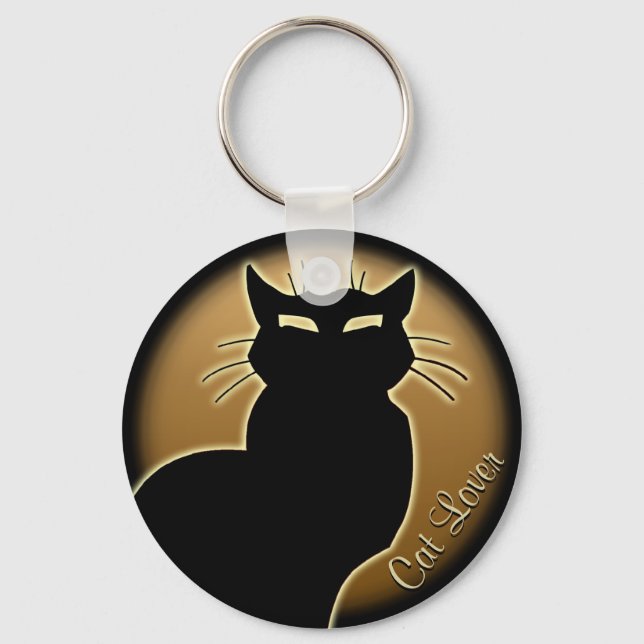 Cat Lover Schlüsselanhänger Katzenketten individue (Vorderseite)