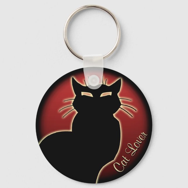 Cat Lover Schlüsselanhänger Katzenketten individue (Vorderseite)