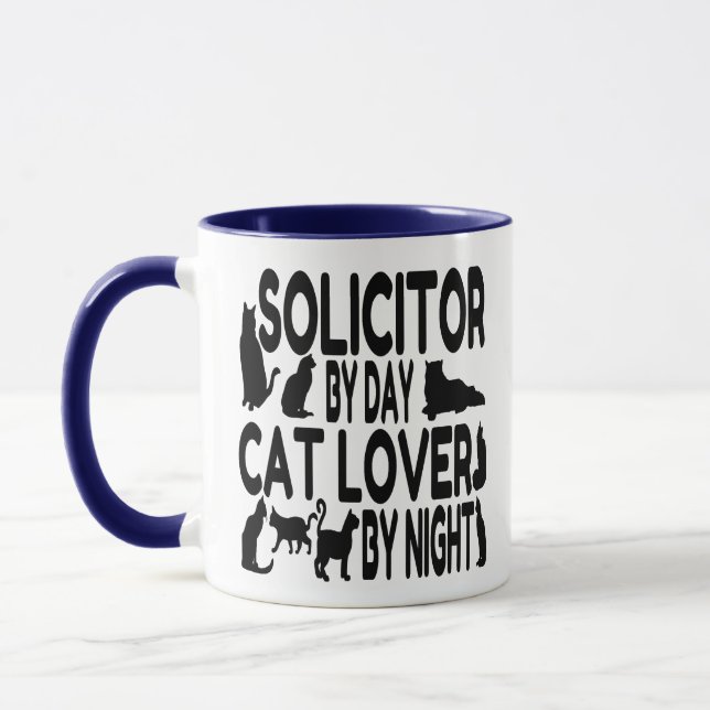 Cat Lover Solicitor Tasse (Links)