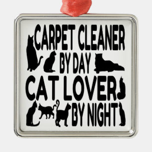 Cat Lover Tepet Cleaner Ornament Aus Metall