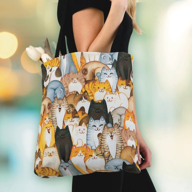 Cat Lover Tote Bag Tasche (Von Creator hochgeladen)