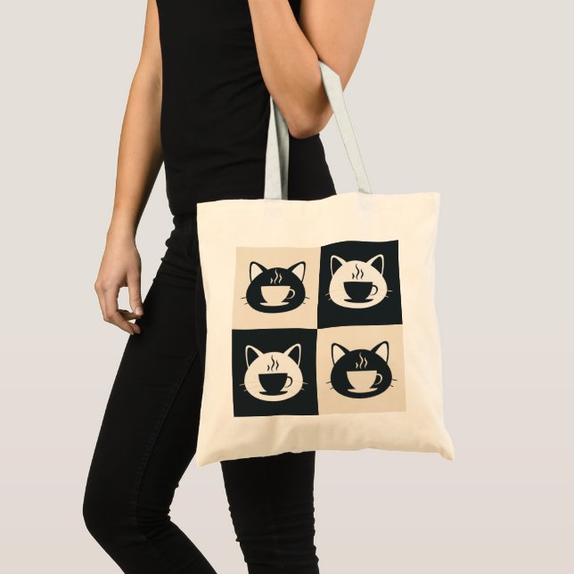 Cat Lover Tote Tragetasche (Vorderseite (Produkt))