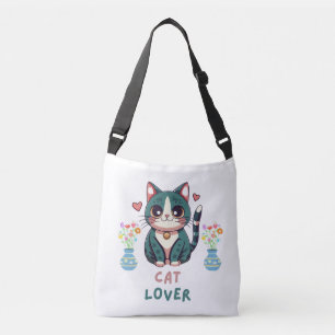 Cat Lover Tragetaschen Mit Langen Trägern