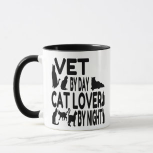 Cat Lover Vet Tasse