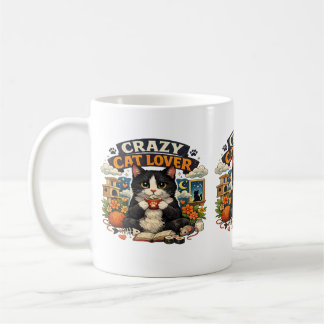 Cat Lover Vibes – Cute Cat Design. Kaffeetasse