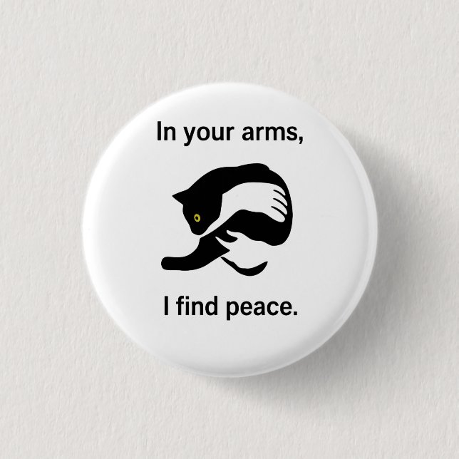 Cat lovers button (Vorderseite)