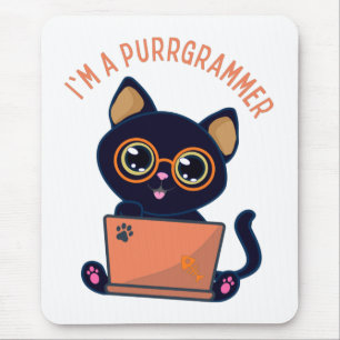 Cat Lovers Ich bin Programmierer Mousepad