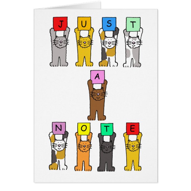 Cat Lover's leere Note Card (Vorne)