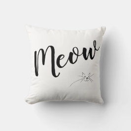 Cat Lover's Meow Kissen