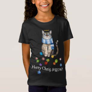 Cat Lovers Niedlich und Funny Angela Cat Weihnacht T-Shirt