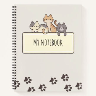 Cat lovers Notebook Notizbuch