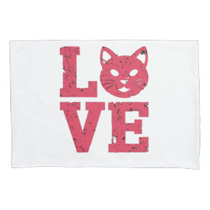 Cat Lovers: Purer, kühl, Edgy, Grunge Design Kissenbezug