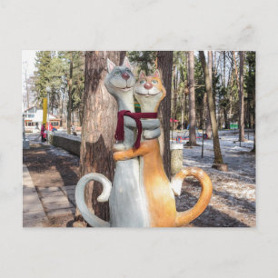CAT LOVERS ROMANCE POSTCARDS POSTKARTE