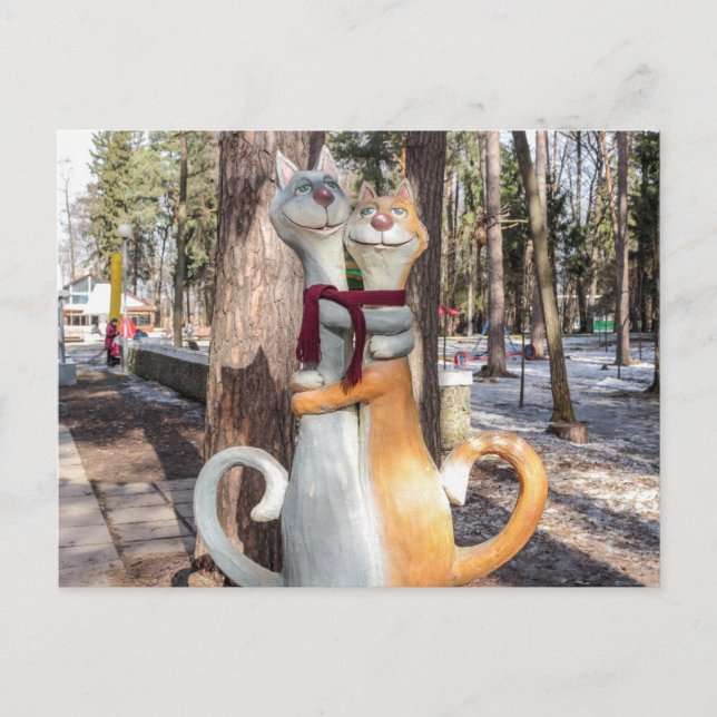 CAT LOVERS ROMANCE POSTCARDS POSTKARTE (Vorderseite)