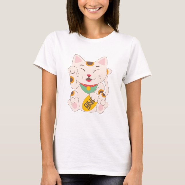 Cat Lucky Charm T-Shirt (Vorderseite)