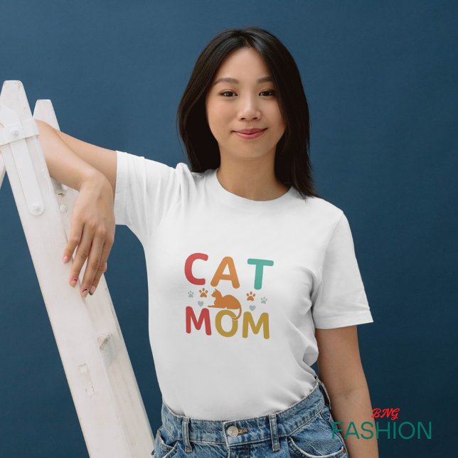 Cat Mama Bestes Minimalistisches Parco Tassino T-Shirt (#ordernow)