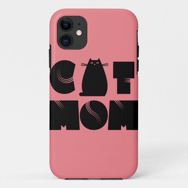 Cat-Mama Case-Mate iPhone Hülle (Rückseite)