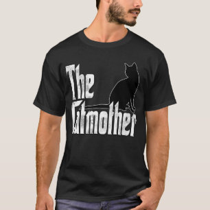 Cat Mama Catmother Black Cat Mutter Kitty Mommy 4 T-Shirt