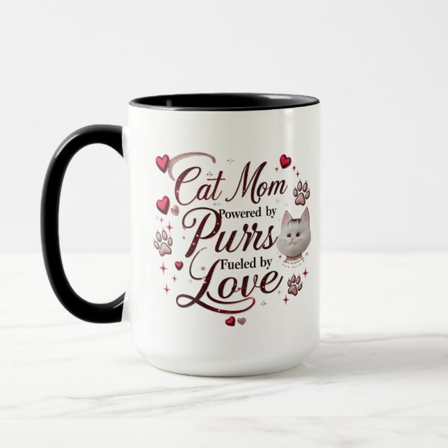 Cat Mama Combo Tasse 15 oz - Fett Design Powered (Links)