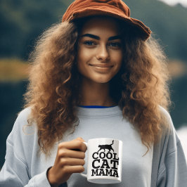 CAT MAMA cool Katzenmama Kaffeetasse