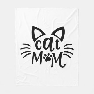 Cat-Mama Fleecedecke