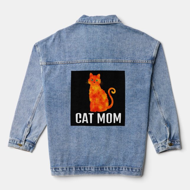 CAT MAMA GINGER DENIM JACKET JEANSJACKE (Rückseite)